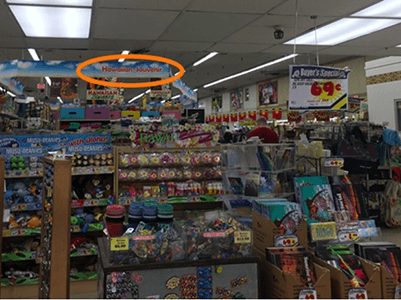 ドン・キホーテカヘカ店入口の様子
