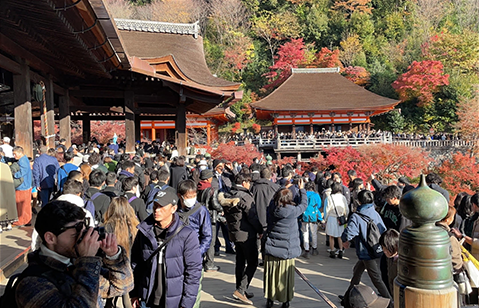 図5　清水寺とオーバーツーリズム